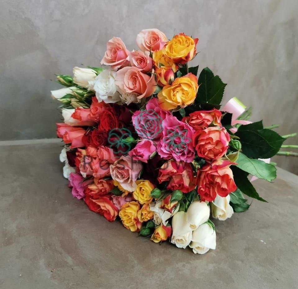 Букет цветов из: Розы в Кавказской