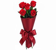 Букет 5 Красных роз Эдлесс Лав в Кавказской