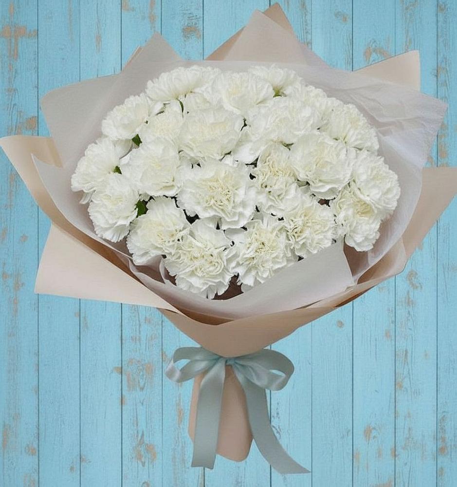 Букет цветов из: Гвоздики в Кавказской