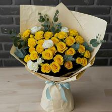 Букет цветов из:  Розы в Кавказской