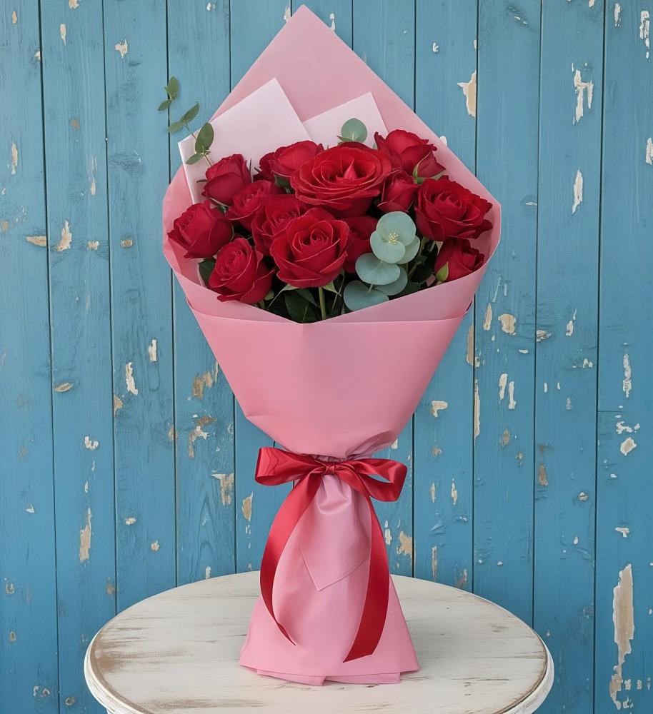Букет цветов из: Розы в Кавказской