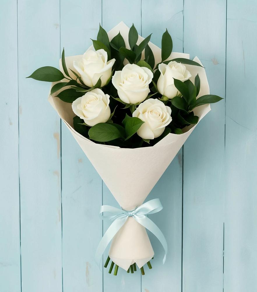 Букет цветов из: Розы в Кавказской