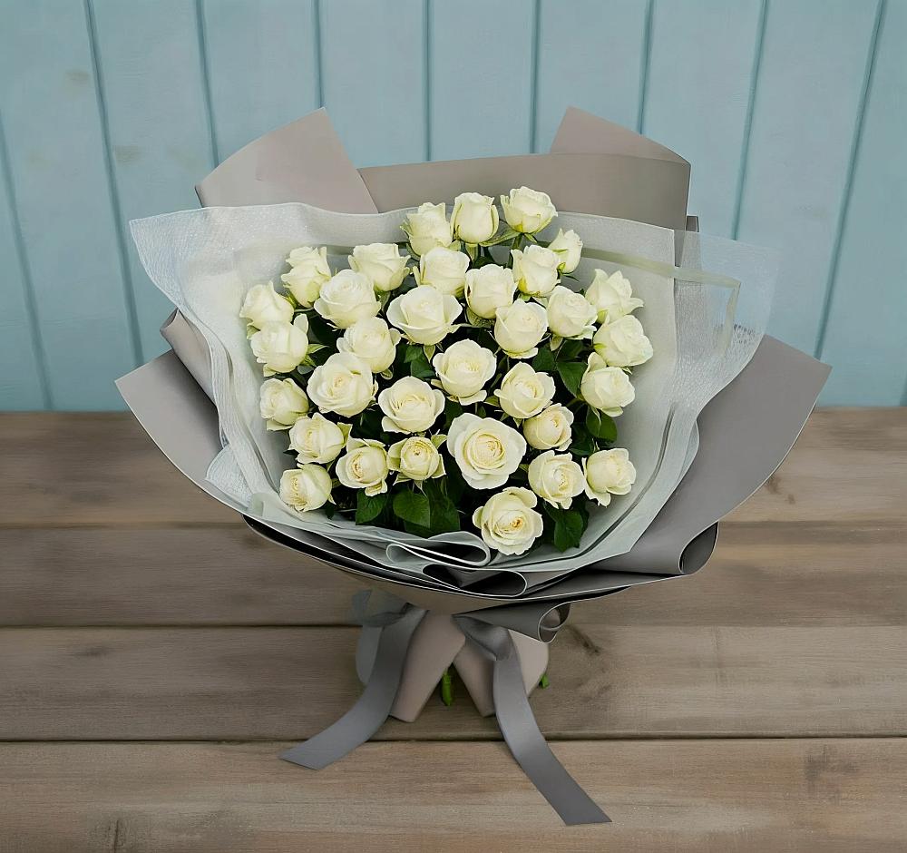 Букет Белоснежная нежность в Кавказской