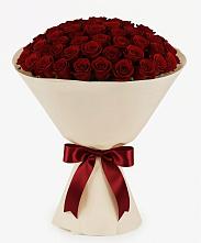 Букет 101 Бордовая роза Блэк Бакарра в Кавказской
