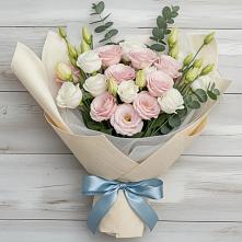 Букет цветов из:  Лизиантусы #REPLACE_PRED# Кавказской