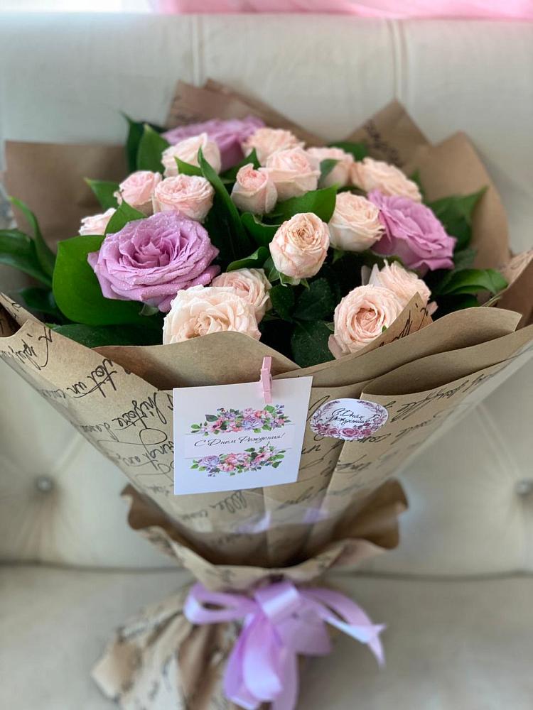 Букет цветов из: Розы в Кавказской