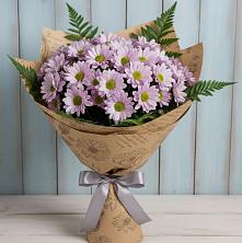 Букет цветов из:  Хризантемы в Кавказской