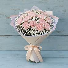 Букет цветов из:  Гвоздики в Кавказской