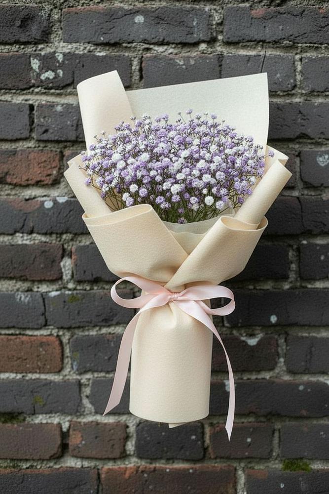 Букет цветов из: Гипсофила в Кавказской