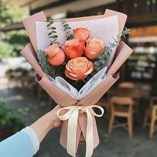 Букет цветов из:  Розы в Кавказской