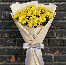Букет цветов из:  Хризантемы в Кавказской