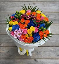 Букет цветов из:  Розы и Хризантемы в Кавказской
