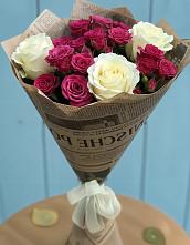 Букет цветов из:  Розы в Кавказской