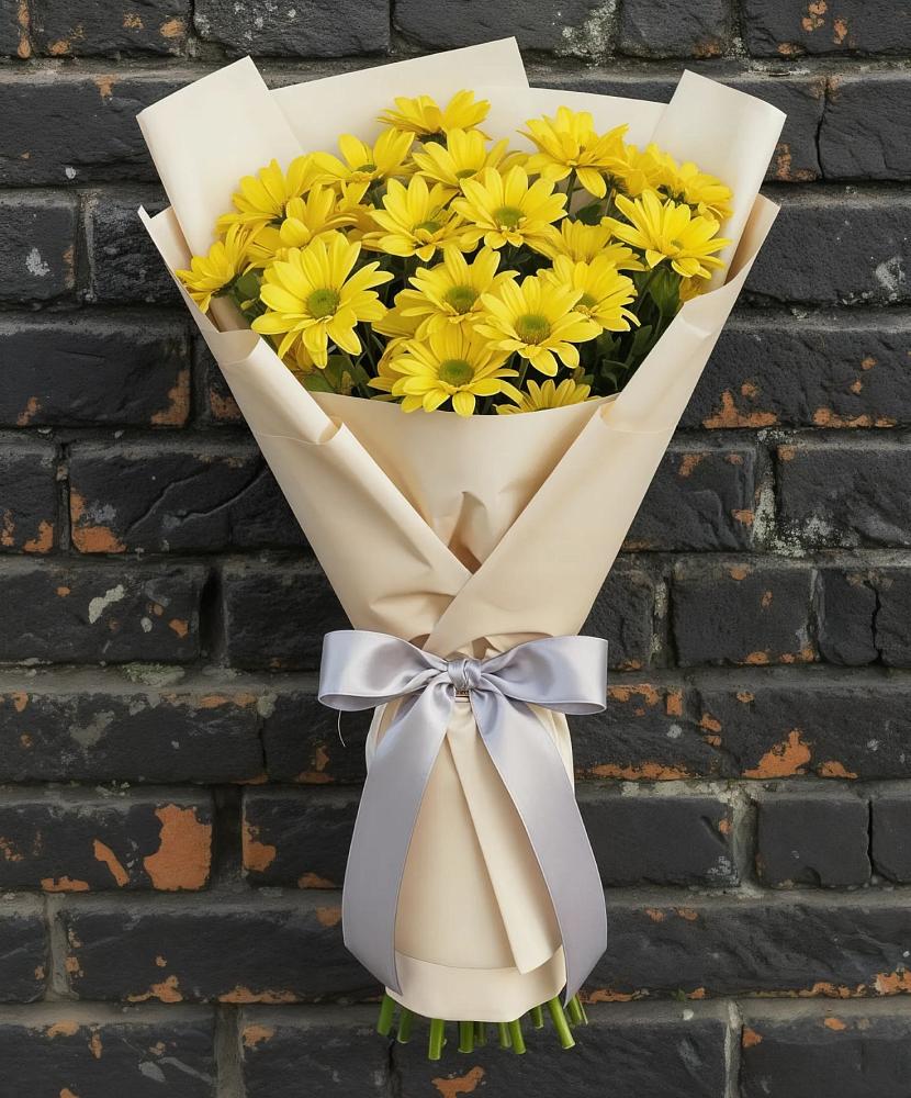 Букет цветов из: Хризантемы в Кавказской