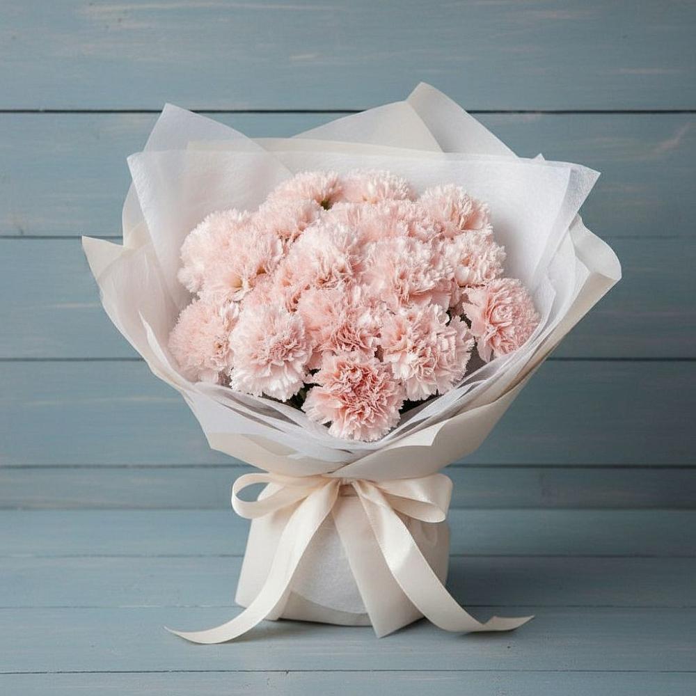 Букет цветов из: Гвоздики в Кавказской