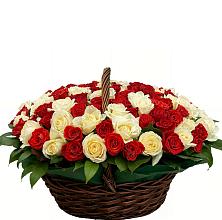 Премиум букет из: Розы #REPLACE_PRED# Кавказской
