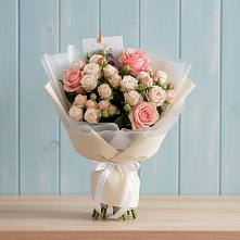Букет цветов из:  Розы #REPLACE_PRED# Кавказской