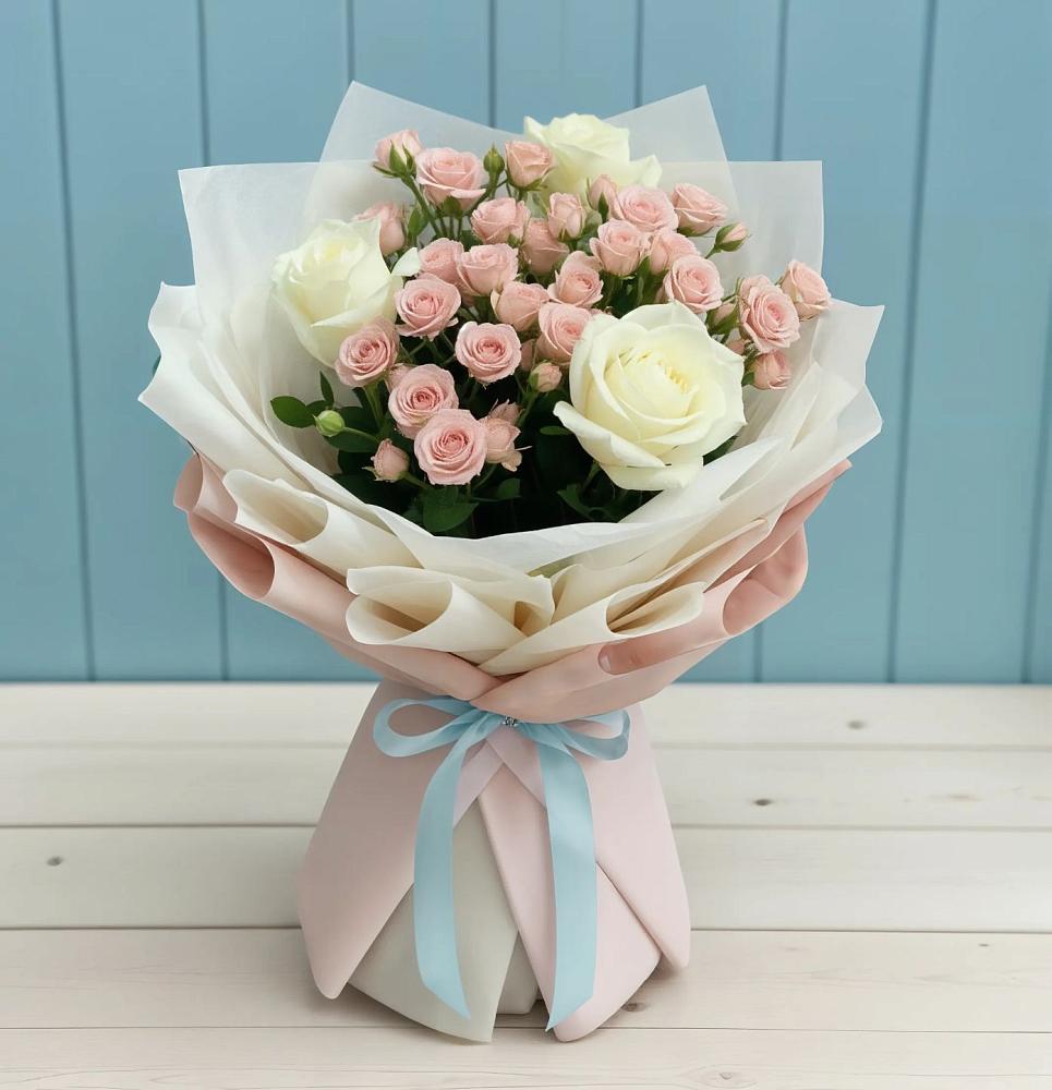 Букет цветов из: Розы в Кавказской