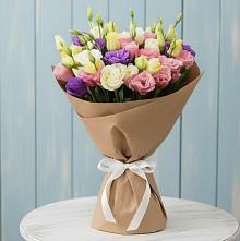 Букет цветов из:  Лизиантусы в Кавказской